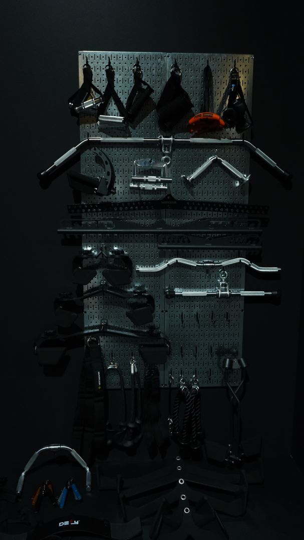 Wall of specialty cable attachments